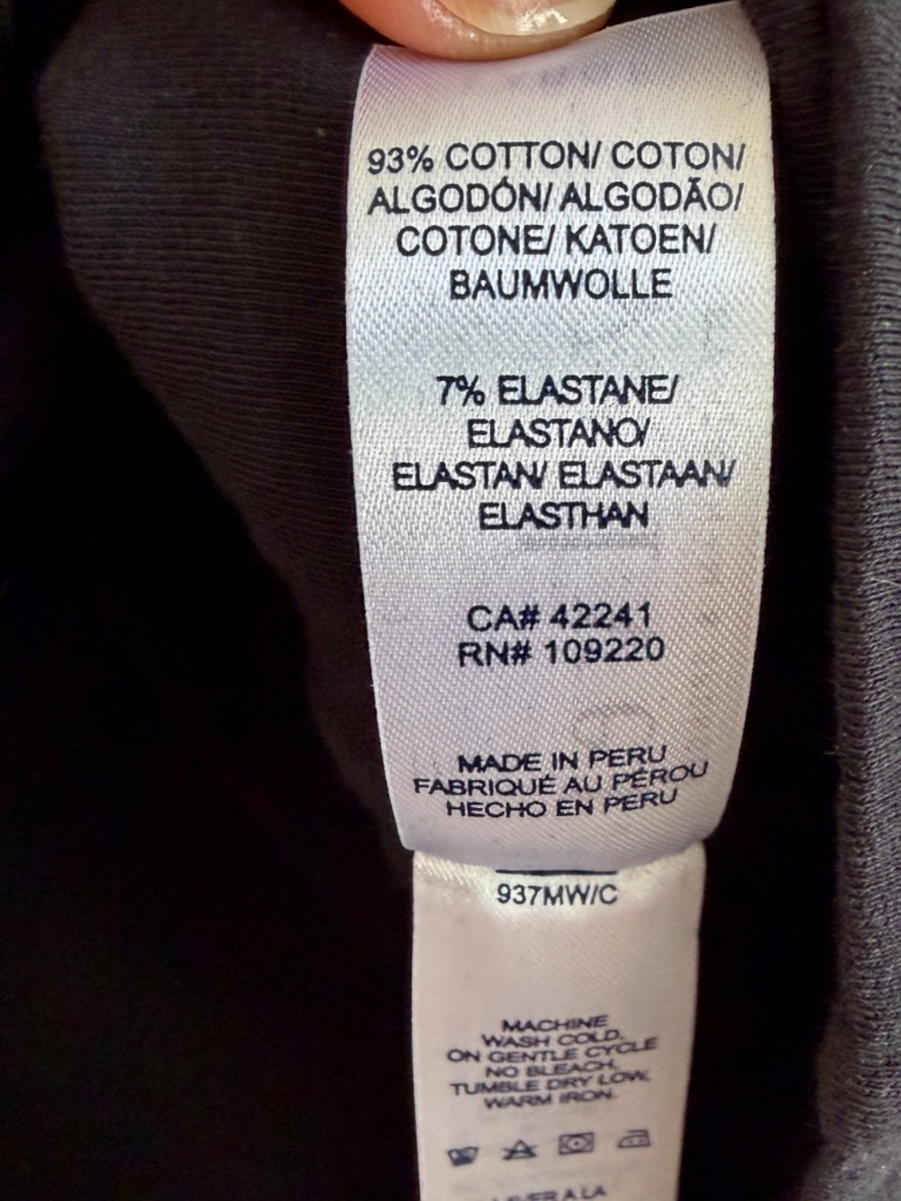VELVET by Graham & Spencer Emilia Black Cotton Blend Sleeveless Top - Picture 5 of 5